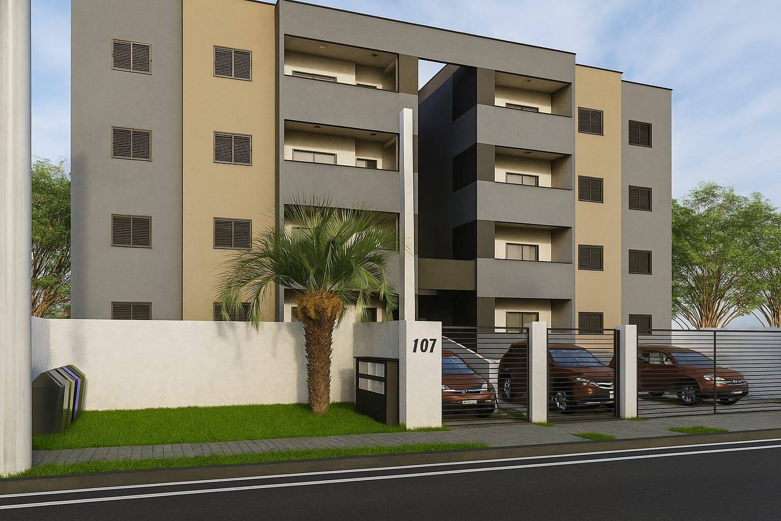 Apartamento 2 quartos e sacada no Edifício Atmosphere em Taubaté