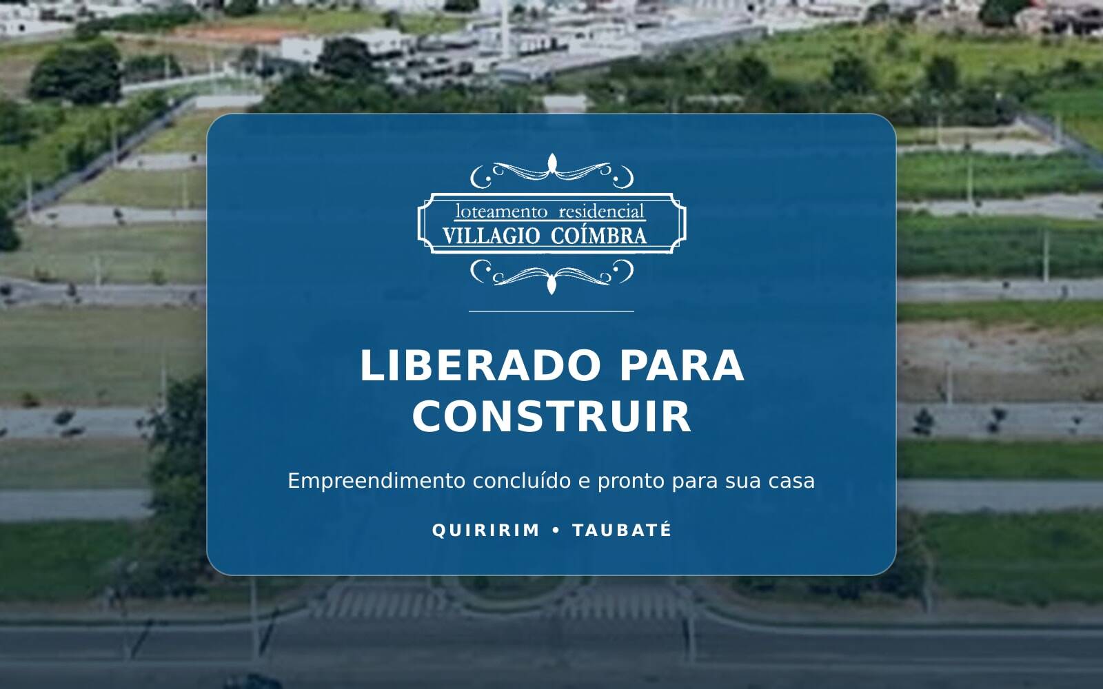 Terreno à venda Residencial Villagio Coimbra em Quiririm, Taubaté 152m2