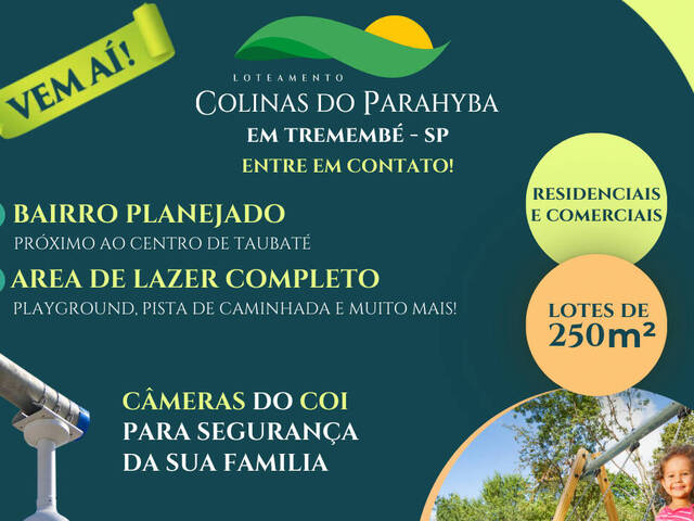 #43 - Terreno para Lançamento em Tremembé - SP