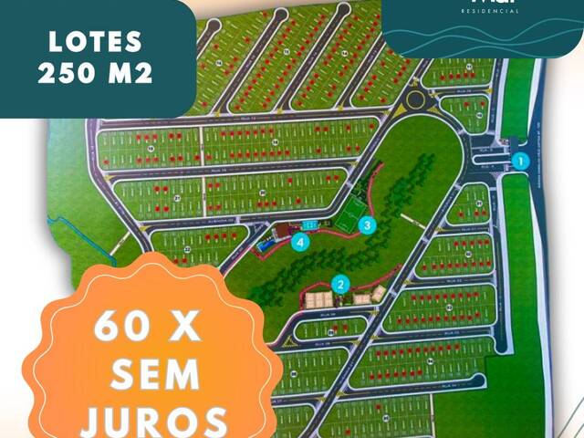Seu terreno em 60 x sem juros